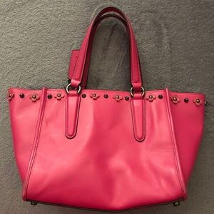 Coach Mini Crosby Carry with Floral Rivets F37707